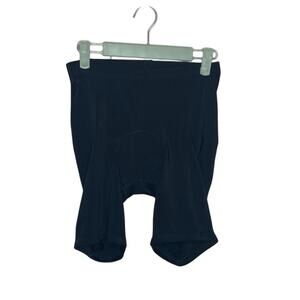L. L. Bean black padded bike cycling shorts women's size small outdoor